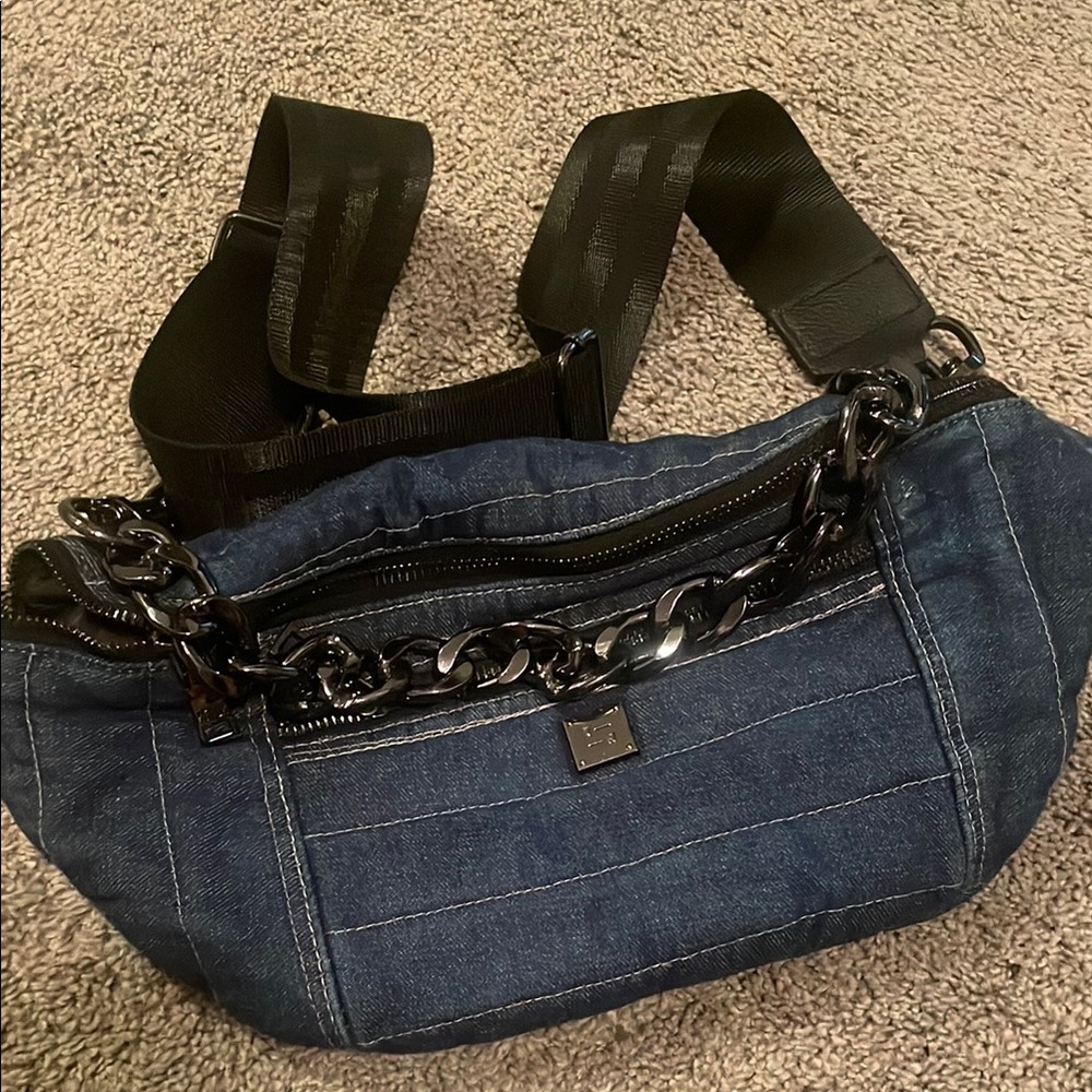 THINK ROYLN Denim Crossbody Bag